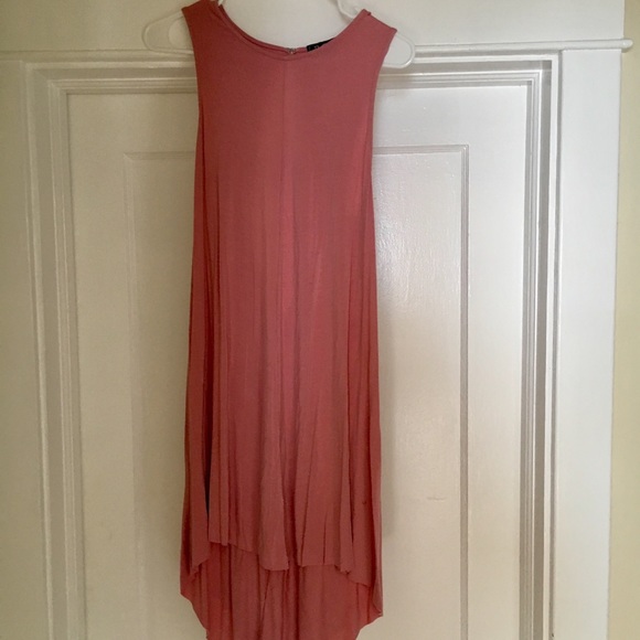 Pink Flowy Dress with Open Detailed Back - Picture 3 of 5